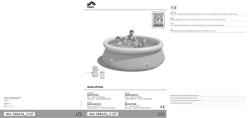 Página 1 del manual Manual de usuario Crivit 53011A