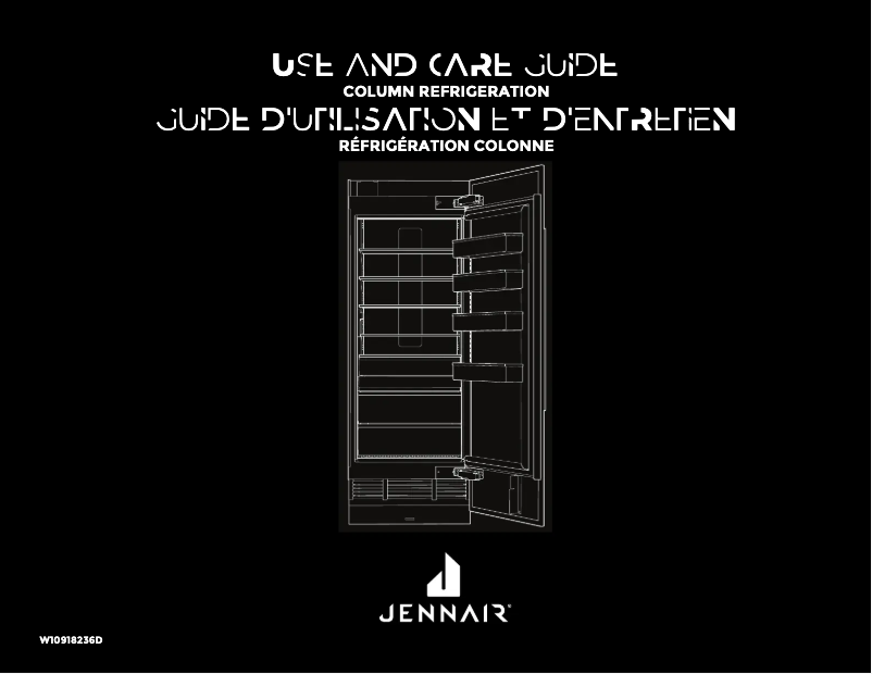 Page 1 de la notice Manuel utilisateur Jenn-Air JBZFR30IGX