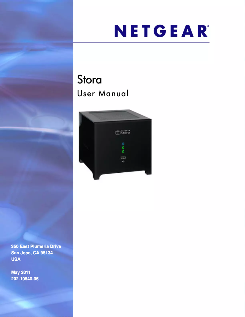 Page 1 de la notice Manuel utilisateur Netgear Stora MS2110