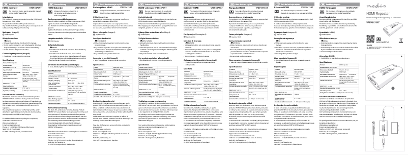 Page 1 of the manual User Manual Nedis VREP3475AT