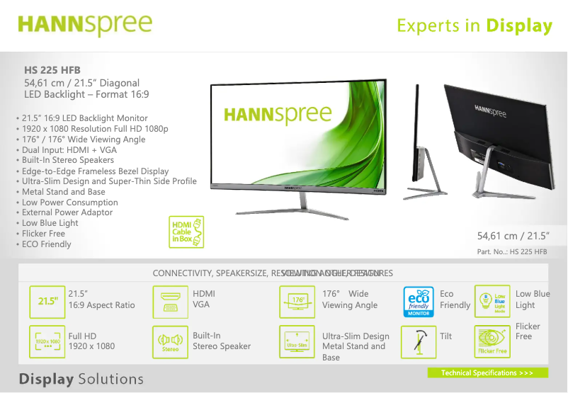 Image de la première page du manuel de l'appareil HS 225 HFB