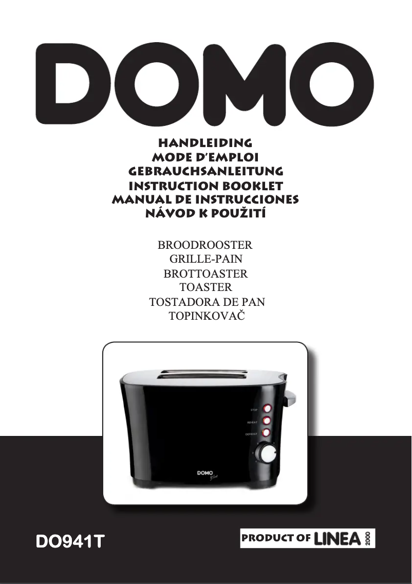 Page n°1 - Manuel utilisateur Domo DO941T