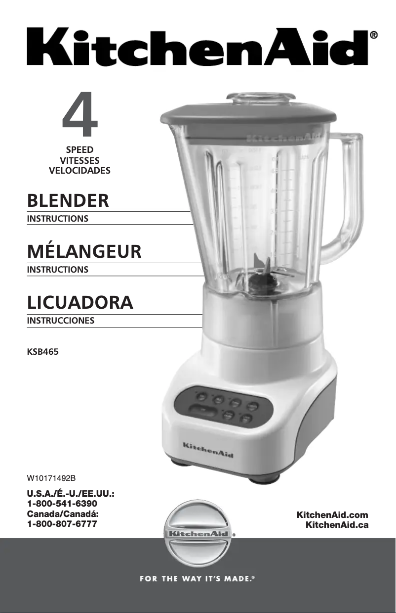 Image de la première page du manuel de l'appareil KSB465