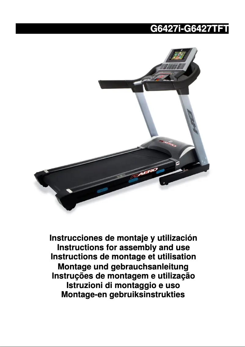 Page n°1 - Manuel utilisateur BH Fitness F8 TFT