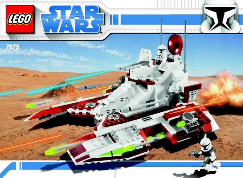 Page 1 de la notice Manuel utilisateur Lego Star Wars 7679