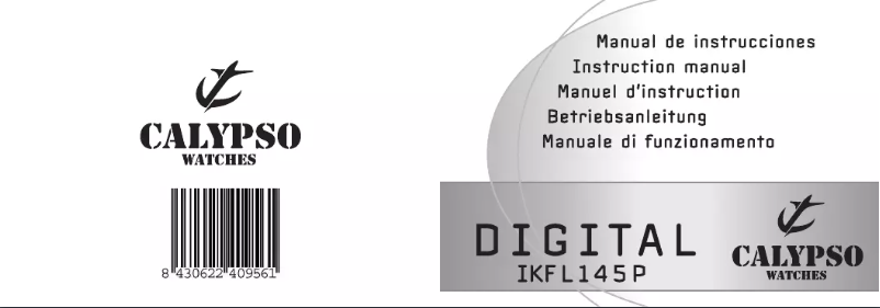 Page n°1 - Manuel utilisateur Calypso K5338