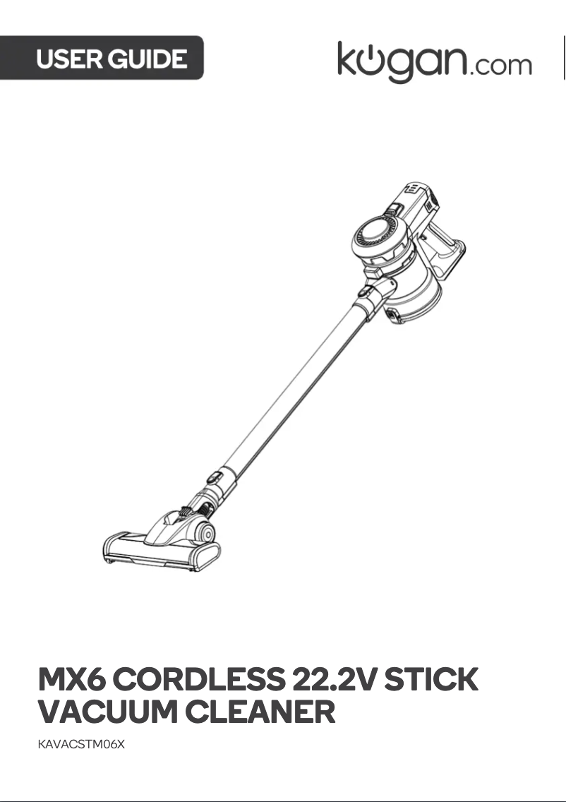 Página 1 del manual Manual de usuario Kogan MX6
