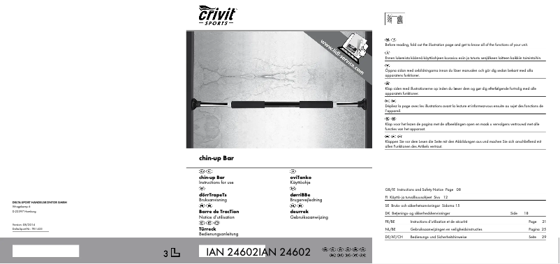 Página 1 del manual Manual de usuario Crivit IAN 24602