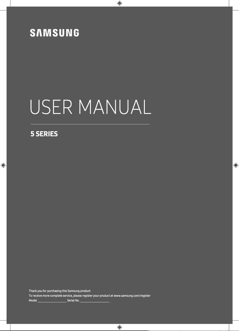Página 1 del manual Manual de usuario Samsung UE40M5000AU