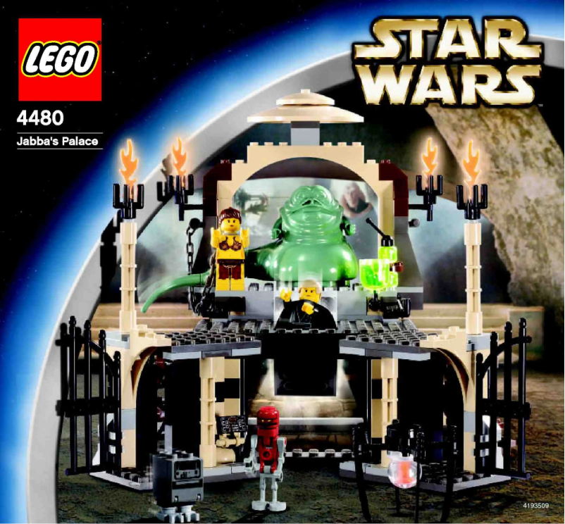 Page 1 de la notice Manuel utilisateur Lego Jabba's Palace