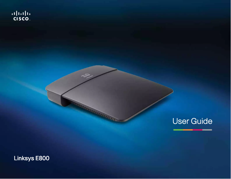 Page n°1 - Manuel utilisateur Linksys E800