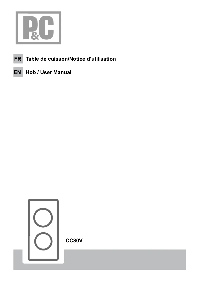 Page 1 de la notice Manuel utilisateur Porter & Charles CC30V