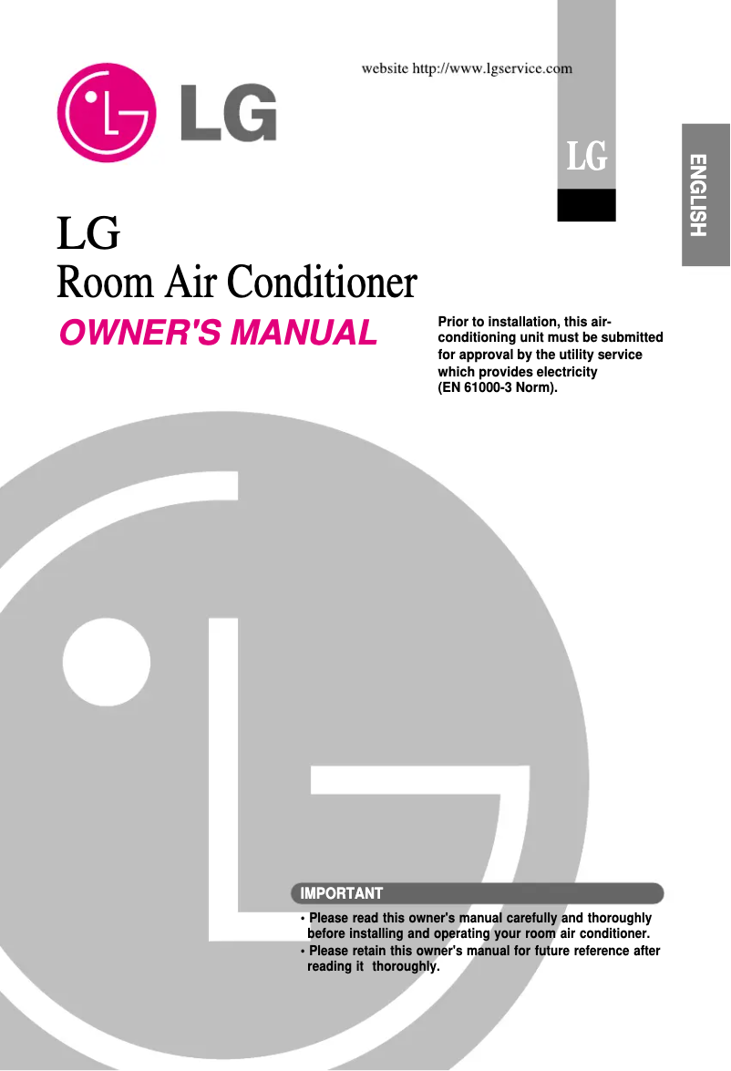 Page 1 de la notice Manuel utilisateur LG AS-H246TKA2