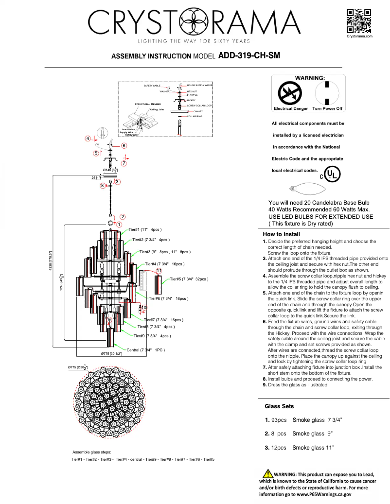 Image de la première page du manuel de l'appareil Addis ADD-319-CH-SM