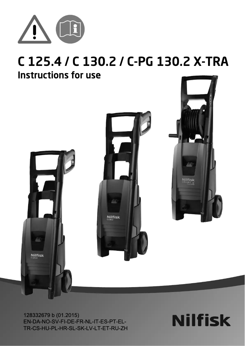 Imagen de la primera página del manual del dispositivo C-PG 130.2 P X-TRA