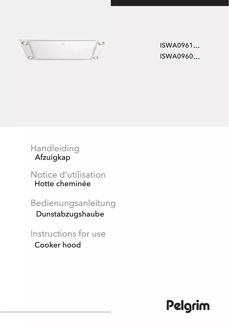 Image de la première page du manuel de l'appareil ISWA0961MAT