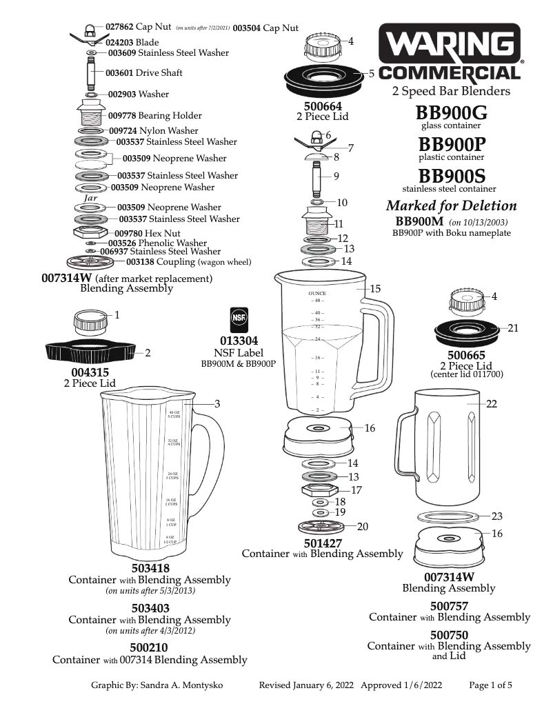 Image de la première page du manuel de l'appareil BB900P