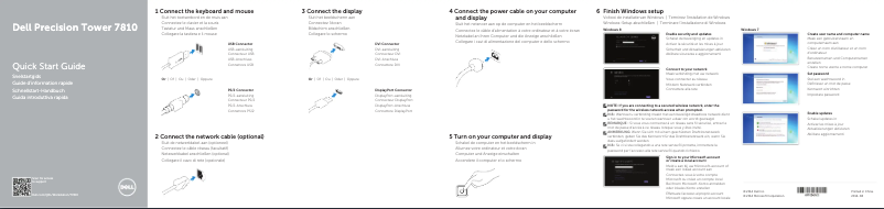 Image de la première page du manuel de l'appareil Precision T7810