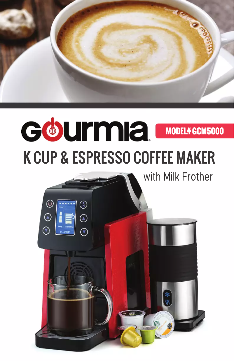 Page n°1 - Manuel utilisateur Gourmia GCM5000