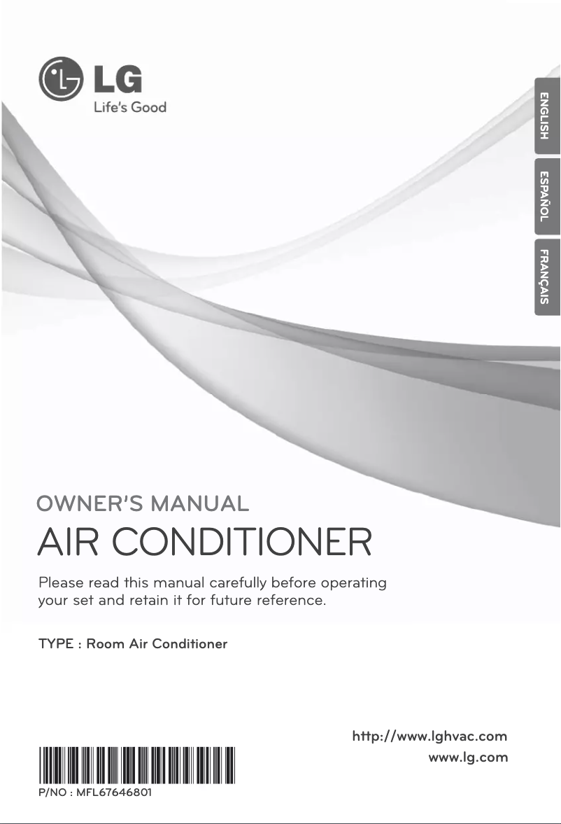 Page 1 de la notice Manuel utilisateur LG LP093CD3B