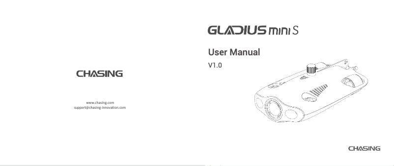 Page 1 de la notice Manuel utilisateur CHASING Gladius Mini S