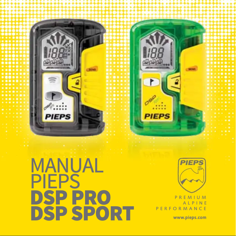 Image de la première page du manuel de l'appareil DSP Pro