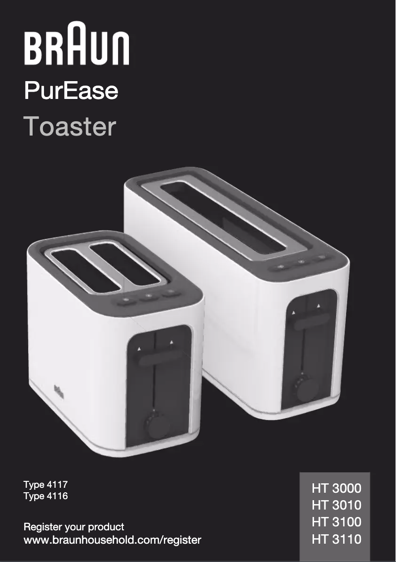 Page n°1 - Manuel utilisateur Braun PurEase HT3010