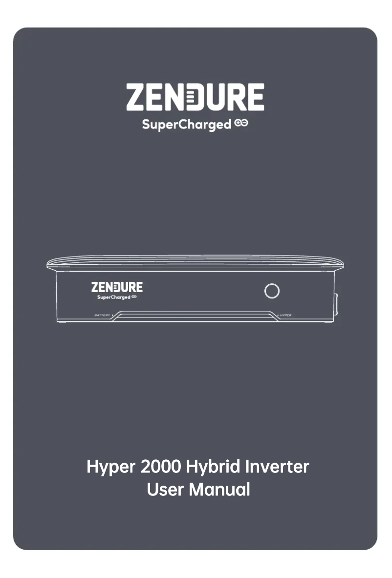 Page 1 de la notice Manuel utilisateur Zendure AB2000