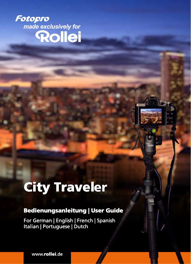 Image de la première page du manuel de l'appareil City Traveler