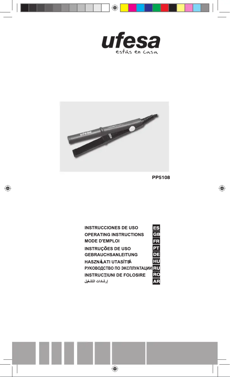Page n°1 - Manuel utilisateur Ufesa PP5108