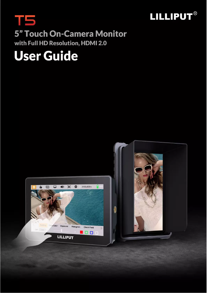 Page 1 de la notice Manuel utilisateur Lilliput T5