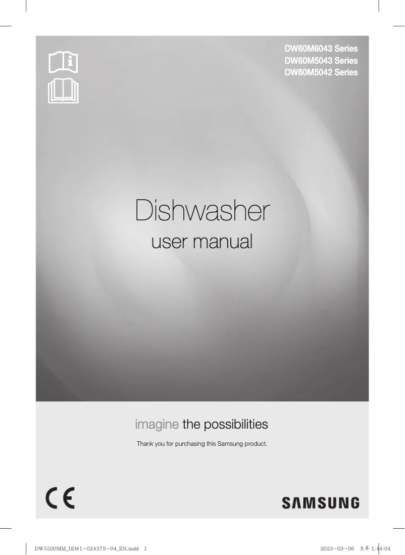 Página 1 del manual Manual de usuario Samsung DW60M6043FS