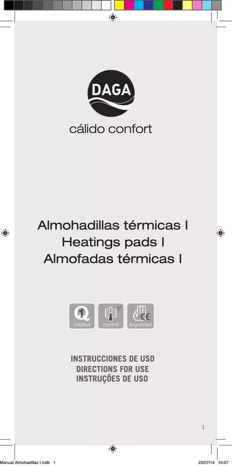 Page n°1 - Manuel utilisateur Daga N 314