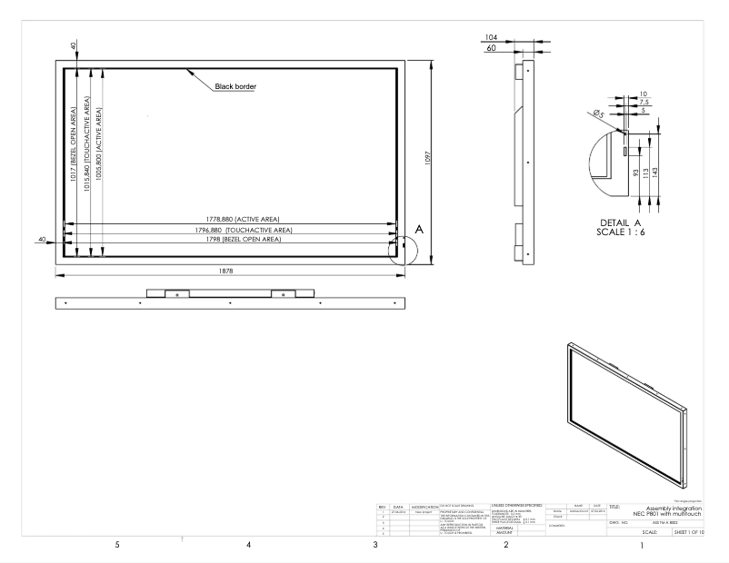 Imagen de la primera página del manual del dispositivo MultiSync P801 SST
