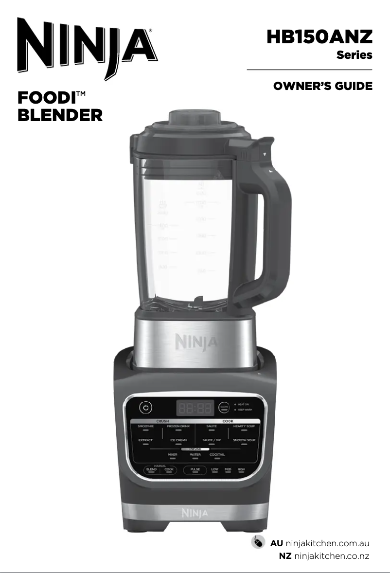 Image de la première page du manuel de l'appareil FOODI HB150ANZ
