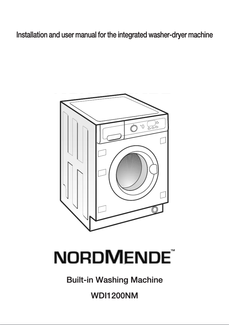 Page 1 de la notice Manuel utilisateur Nordmende WDI1200NM