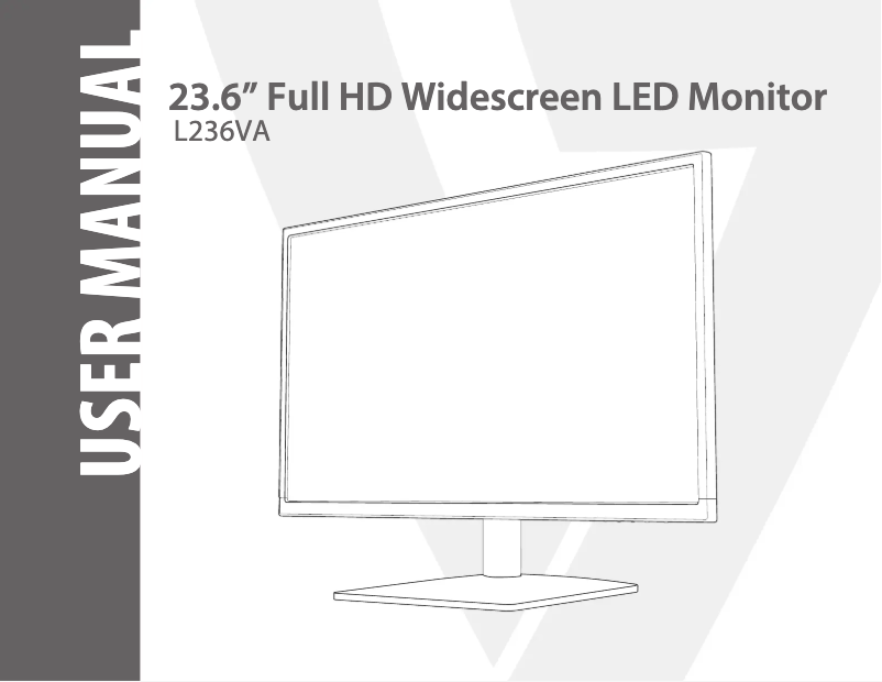 Page 1 de la notice Manuel utilisateur V7 L236VA