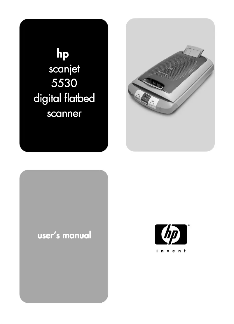 Image de la première page du manuel de l'appareil Scanjet 5530