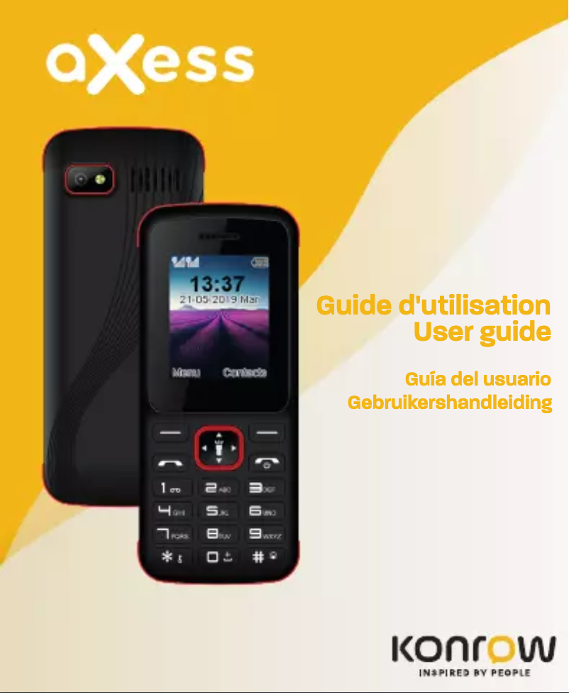 Página 1 del manual Manual de usuario Konrow Axess