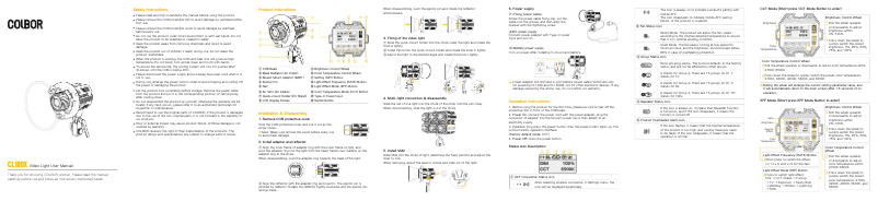 Imagen de la primera página del manual del dispositivo CL100X