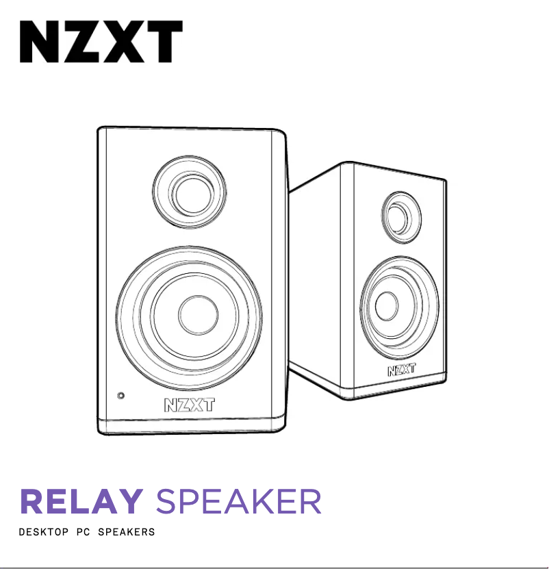 Page 1 de la notice Manuel utilisateur NZXT Relay