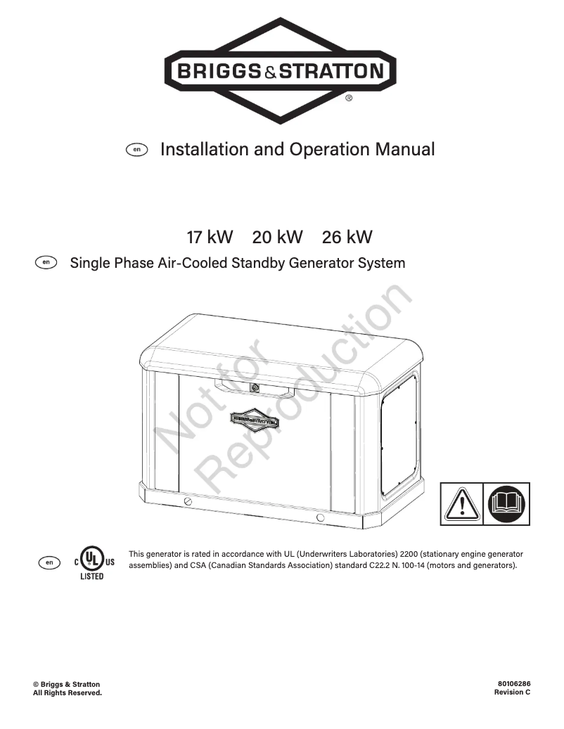 Imagen de la primera página del manual del dispositivo Power Protect 20kW