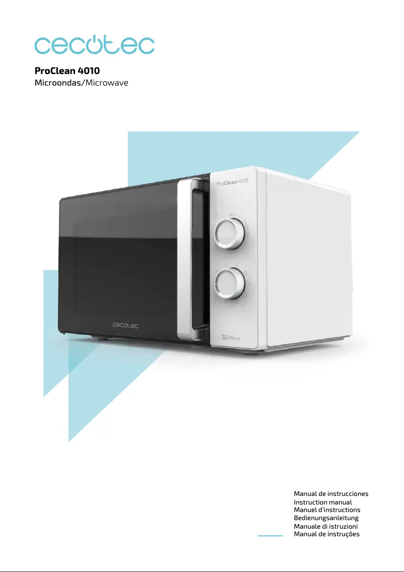 Image de la première page du manuel de l'appareil ProClean 4010