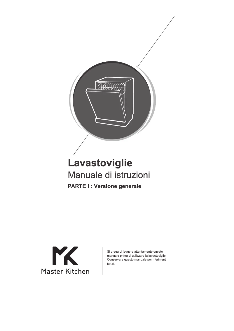 Page n°1 - Manuel utilisateur Master Kitchen MKDW FS458310 EHP XS C