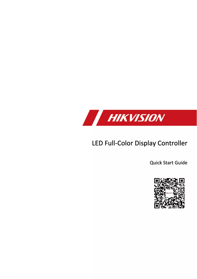 Page n°1 - Manuel utilisateur Hikvision DS-D42V24-H