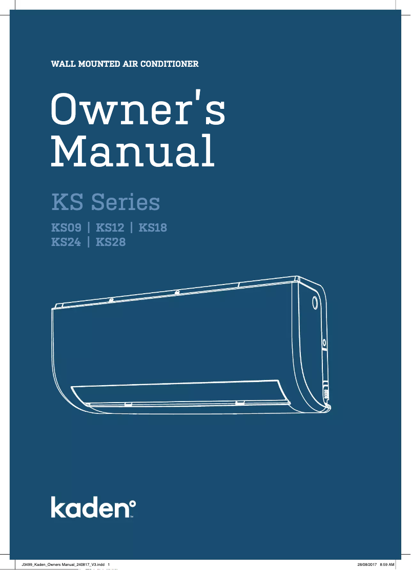 Page 1 de la notice Manuel utilisateur Kaden KS18