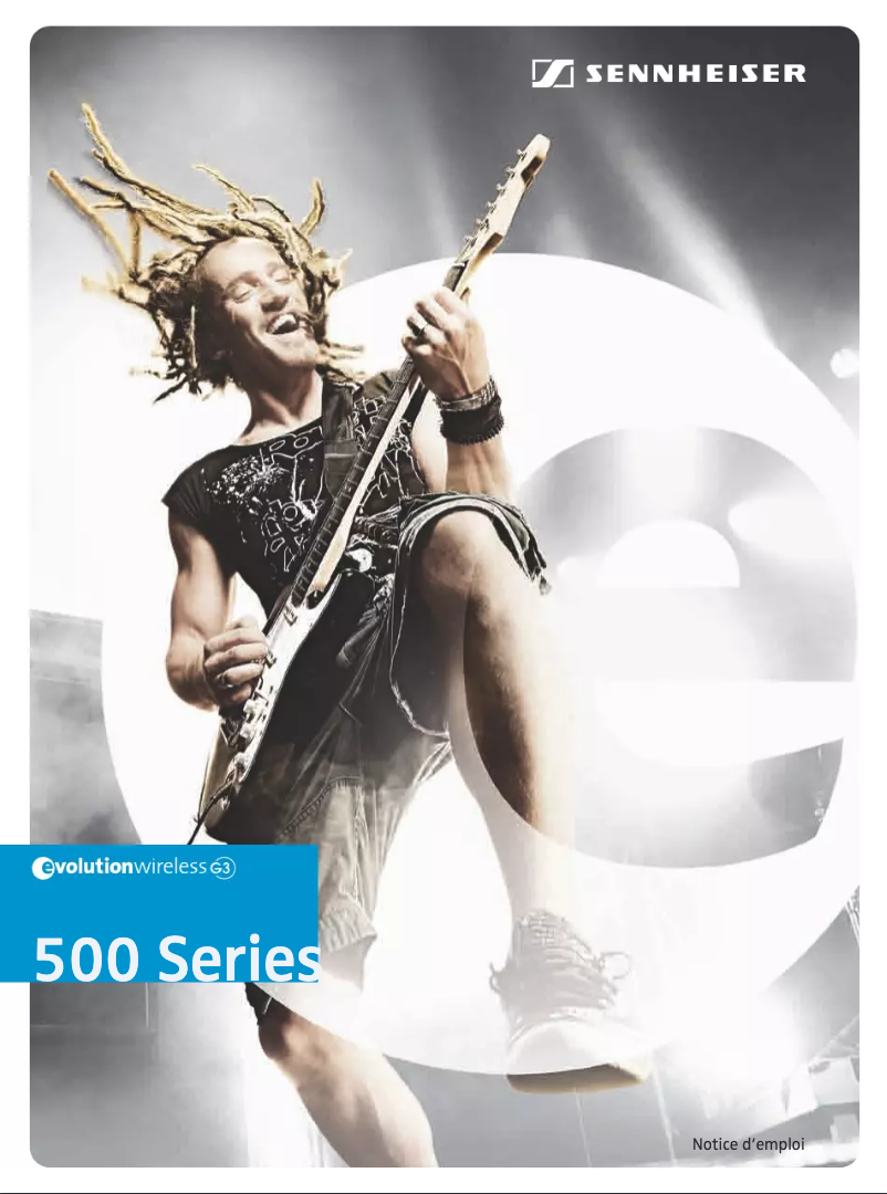 Page 1 de la notice Manuel utilisateur Sennheiser EW 512 G3