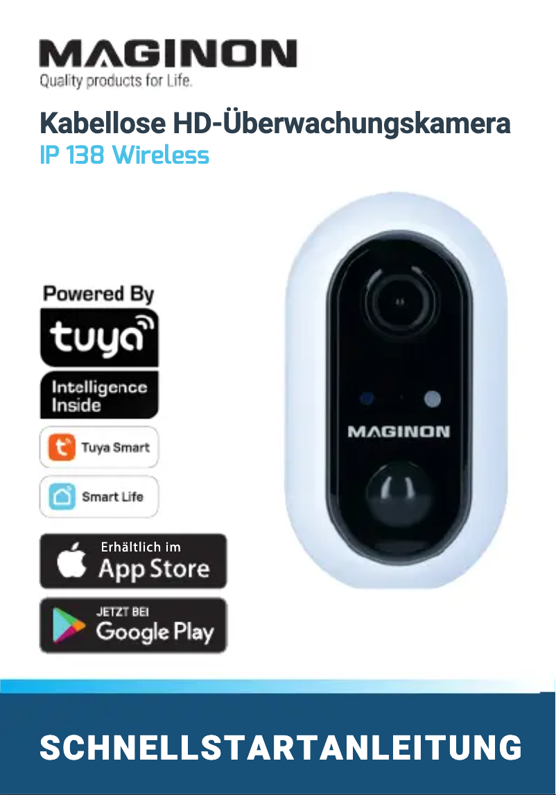 Page 1 de la notice Manuel utilisateur Maginon IP 138 Wireless