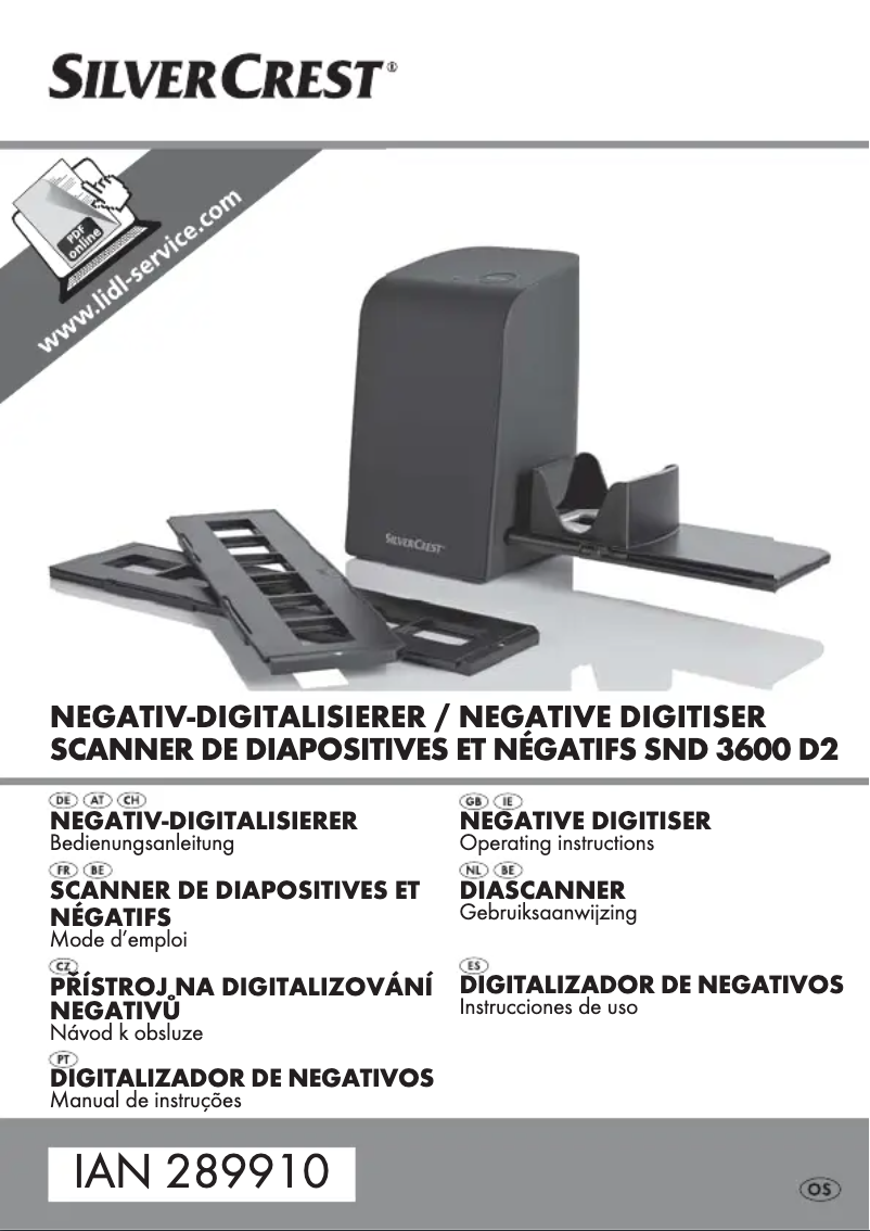 Page n°1 - Manuel utilisateur SilverCrest SND 3600 D2