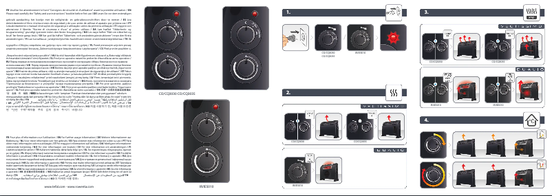 Page 1 de la notice Manuel utilisateur Tefal Vectissimo CQ3031